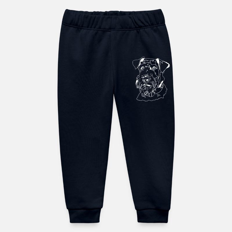 Airedale Terrier - Pantalon de jogging bébé bio Stanley/Stella - marine