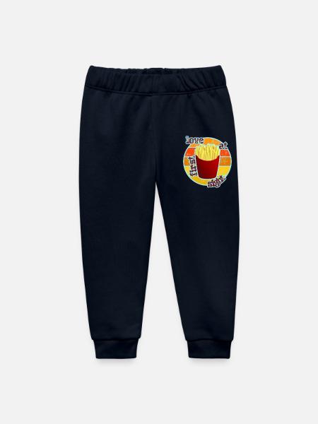 Pommes - French Fries - Baby Organic Jogginghose Baby Tumbler von Stanley/Stella - Navy