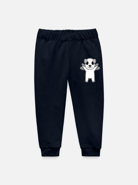 Eisbär Hantel Training Krafttraining Fitness - Baby Organic Jogginghose Baby Tumbler von Stanley/Stella - Navy