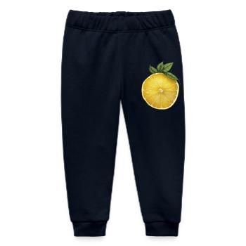 Lemonslice - Baby Organic Sweatpants by Stanley/Stella - navy - Front