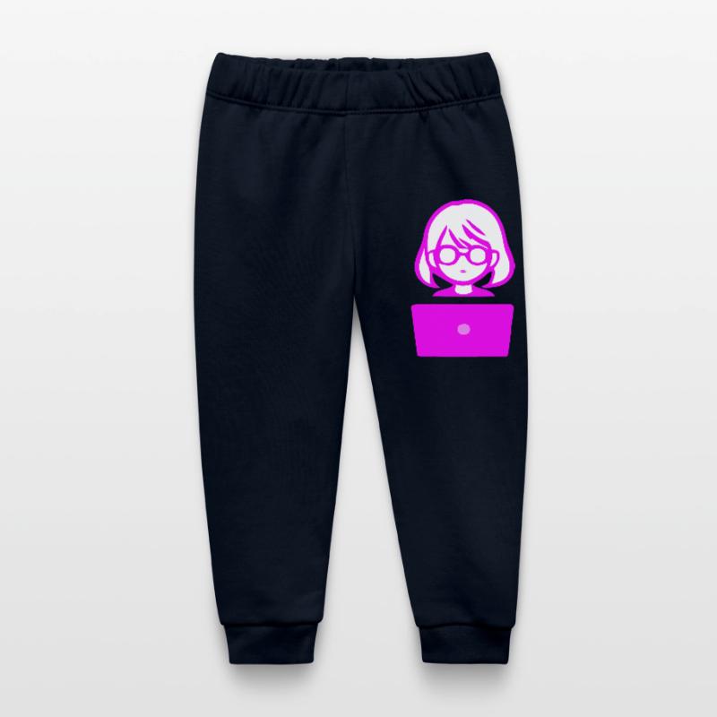 Woman with Computer Programmer Coder Baby Organic Sweatpants by Stanley/Stella