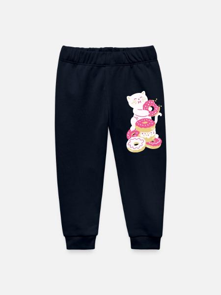 Donuts Katze Donut - Baby Organic Jogginghose Baby Tumbler von Stanley/Stella - Navy