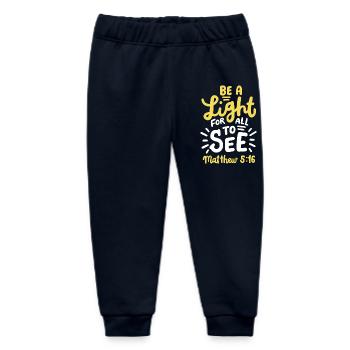 Christlich Bibelvers Motivation - Baby Organic Jogginghose Baby Tumbler von Stanley/Stella - Navy - Vorne