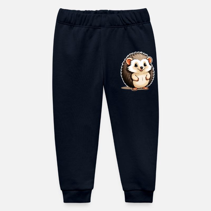 Petit hérisson mignon épineux - Pantalon de jogging bébé bio Stanley/Stella - marine