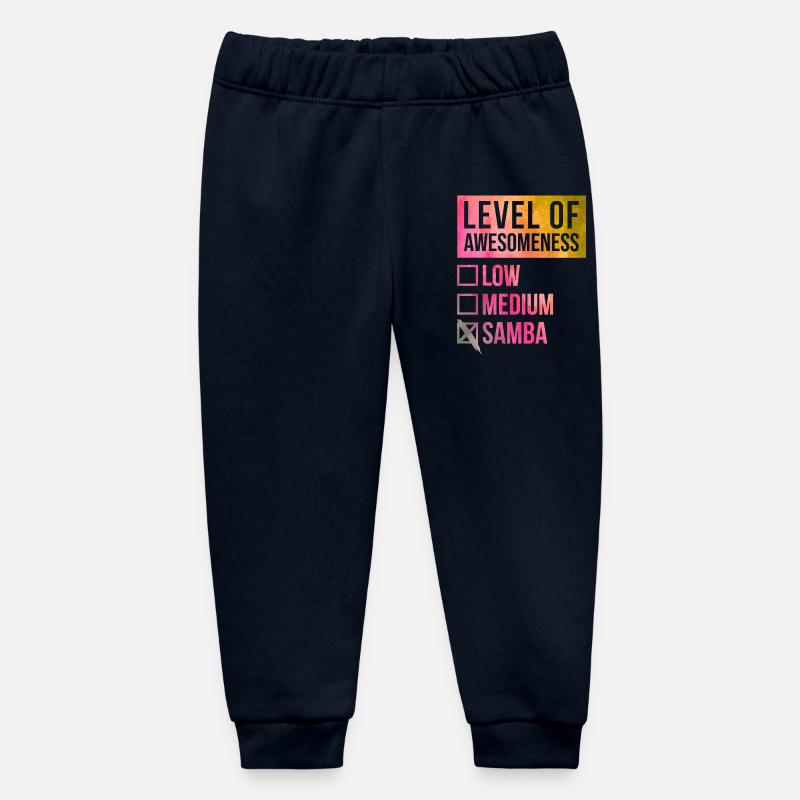 Samba - Pantalon de jogging bébé bio Stanley/Stella - marine
