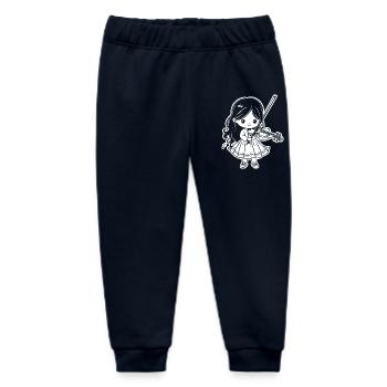 Violinen Mädchen - Baby Organic Jogginghose Baby Tumbler von Stanley/Stella - Navy - Vorne
