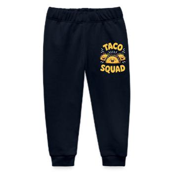 Taco Squad – Fun Fiesta Crew - Baby Organic Sweatpants by Stanley/Stella - navy - Front