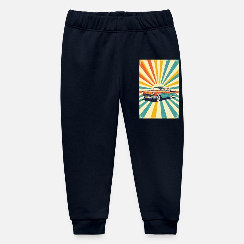 Croiseur rétro - Pantalon de jogging bébé bio Stanley/Stella - marine