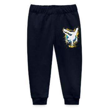 Breakdance Handstand Bboy - B-Boying Breakdancer - Baby Organic Jogginghose Baby Tumbler von Stanley/Stella - Navy - Vorne