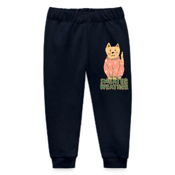 Météo des pulls - Pantalon de jogging bébé bio Stanley/Stella - marine - Devant