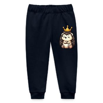 Hedgehog Hedgehog Lover Hedgehog Owner Hedgehog Keeper Stinger - Baby Organic Sweatpants by Stanley/Stella - navy - Front
