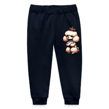Poodle Poodle Owner Poodle Lover Poodle Dog - Baby Organic Sweatpants by Stanley/Stella - navy - Front