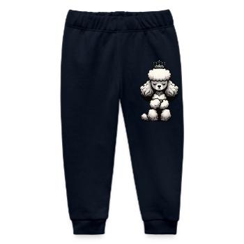 Poodle Poodle Owner Poodle Lover Poodle Dog - Baby Organic Sweatpants by Stanley/Stella - navy - Front