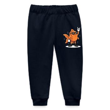 Rockmusik Goldfisch Heavy Metal Lustig - Baby Organic Jogginghose Baby Tumbler von Stanley/Stella - Navy - Vorne