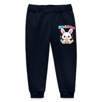Mein 1. Ostern Baby Osterhase Häschen - Baby Organic Jogginghose Baby Tumbler von Stanley/Stella - Navy - Vorne