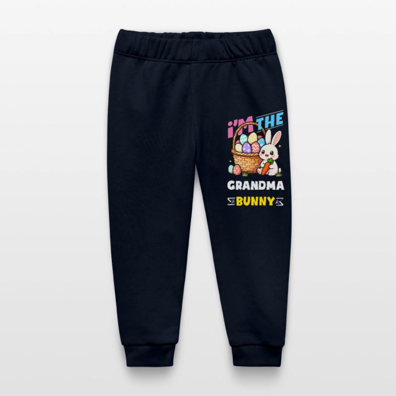 Happy Easter Sweet Easter Bunny Egg Hunt Easter Eggs Baby Organic Sweatpants by Stanley/Stella