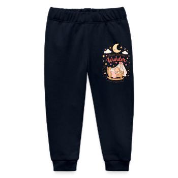 Unser Kleines Wunder – Kuschelmond Traumzeit - Baby Organic Jogginghose Baby Tumbler von Stanley/Stella - Navy - Vorne