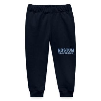 Minimalistisches Kostüm Karneval Fasching - Baby Organic Jogginghose Baby Tumbler von Stanley/Stella - Navy - Vorne