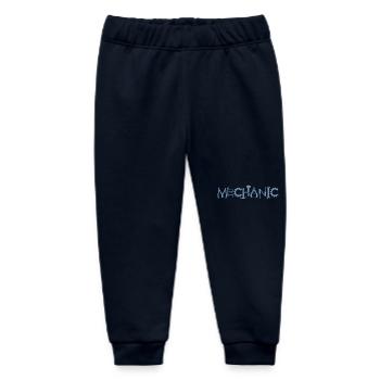 Mechanic Pliers Key Gear Silhouette - Baby Organic Sweatpants by Stanley/Stella - navy - Front