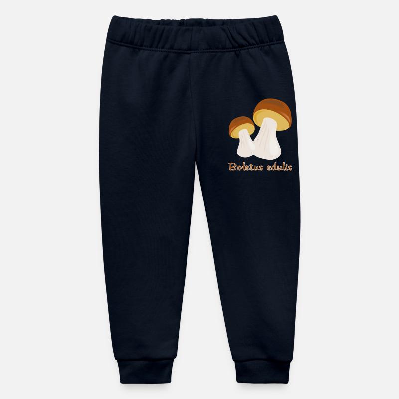 Champignons d’automne - Pantalon de jogging bébé bio Stanley/Stella - marine