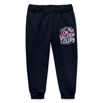 Vacation Club Summer Festival Vacation Beach Vacation - Baby Organic Sweatpants by Stanley/Stella - navy - Front