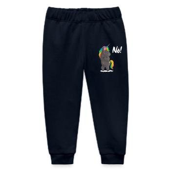 Verärgerter Regenbogen-Pony mit Witz - Baby Organic Jogginghose Baby Tumbler von Stanley/Stella - Navy - Vorne