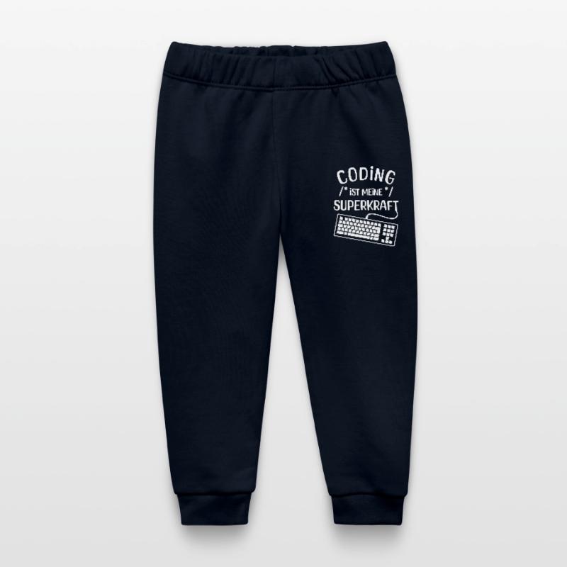 Code Scripting Statement Computergeek Developer Baby Organic Sweatpants by Stanley/Stella