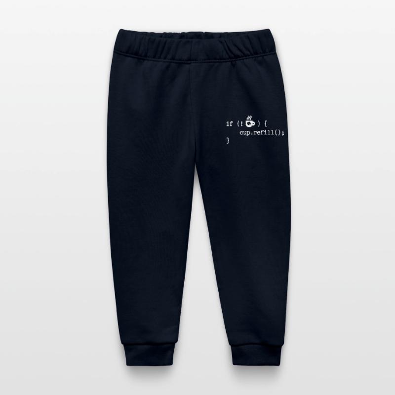 Debug Programmer Coden Developer Computergeek Baby Organic Sweatpants by Stanley/Stella