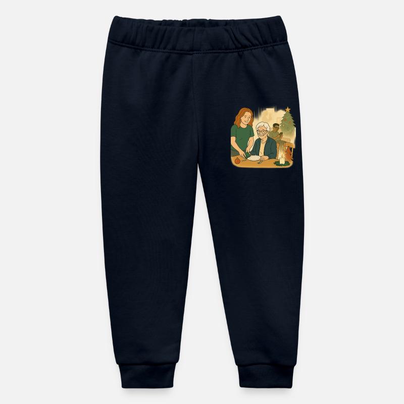 Mamie Karin - Pantalon de jogging bébé bio Stanley/Stella - marine