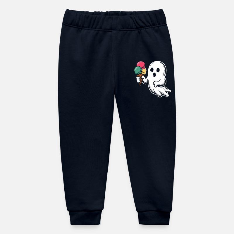 Fantôme avec glace - Pantalon de jogging bébé bio Stanley/Stella - marine