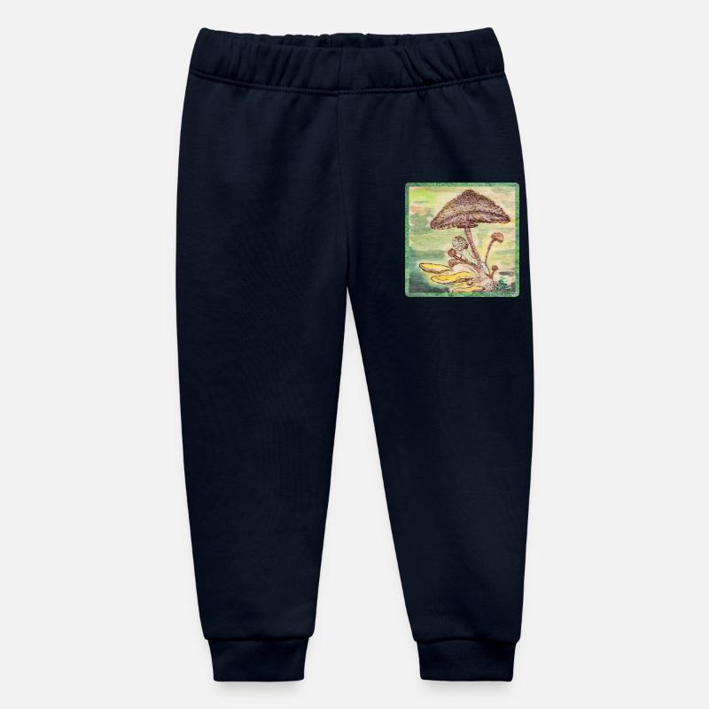 Mycètes - Pantalon de jogging bébé bio Stanley/Stella - marine