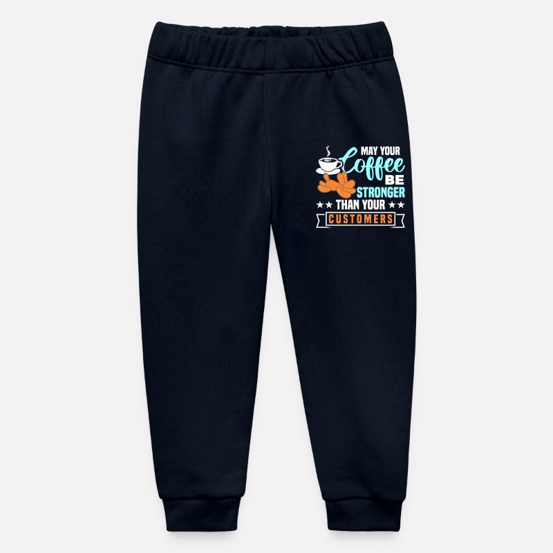 Design torsadé en forme de ballon - Pantalon de jogging bébé bio Stanley/Stella - marine