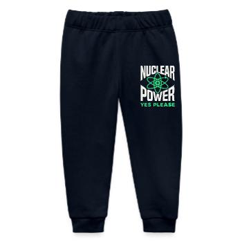 Kernkraft Ja Bitte - Für Saubere Energie - Baby Organic Jogginghose Baby Tumbler von Stanley/Stella - Navy - Vorne