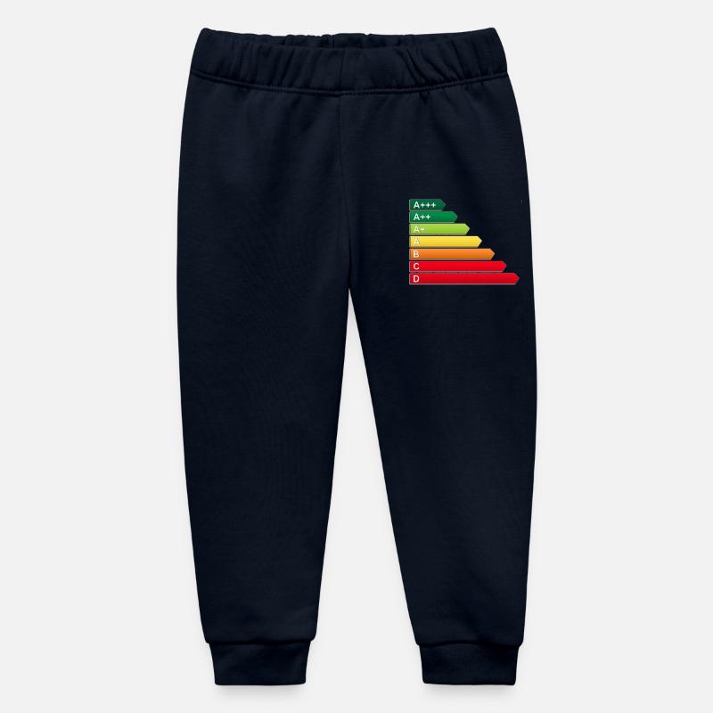 Label énergétique SF - Pantalon de jogging bébé bio Stanley/Stella - marine