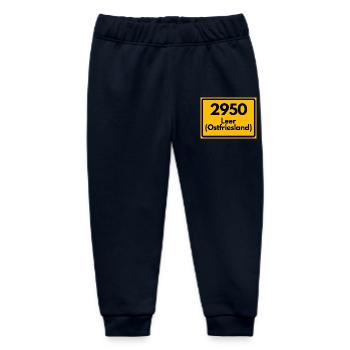 ANCIEN CODE POSTAL RÉTRO 2950 LEER EAST FRISIA - Pantalon de jogging bébé bio Stanley/Stella - marine - Devant