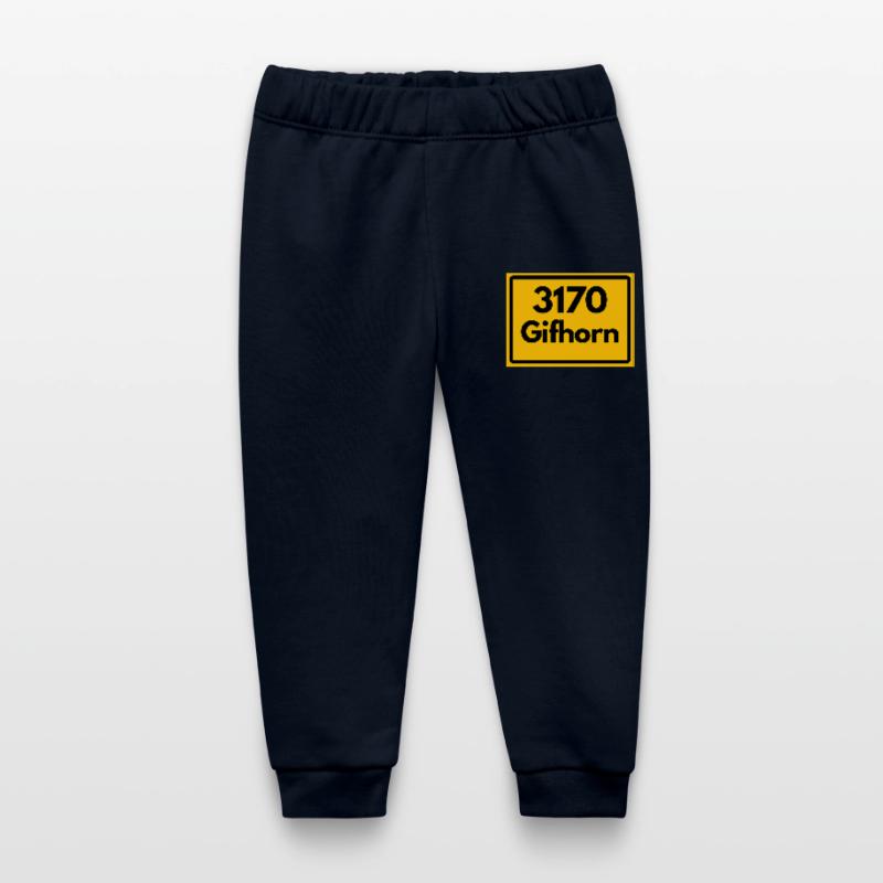 OLD POSTCODE POSTCODE RETRO 3170 GIFHORN – MÜHLEN Baby Organic Sweatpants by Stanley/Stella