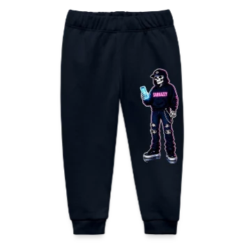 Sarkazzy Szkielet Hacker w streetwearowym swetrze