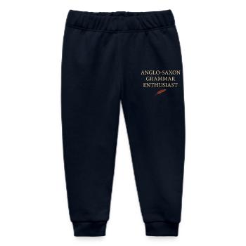 Alphabet runique anglais ancien - Pantalon de jogging bébé bio Stanley/Stella - marine - Devant
