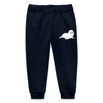 Seal Seals Seals Northern Germany - Baby Organic Sweatpants by Stanley/Stella - navy - Front