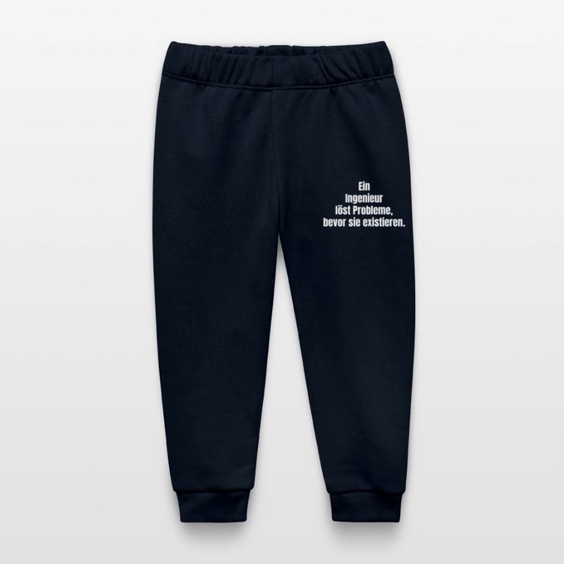Engineer solves problems before they exist Baby Organic Sweatpants by Stanley/Stella