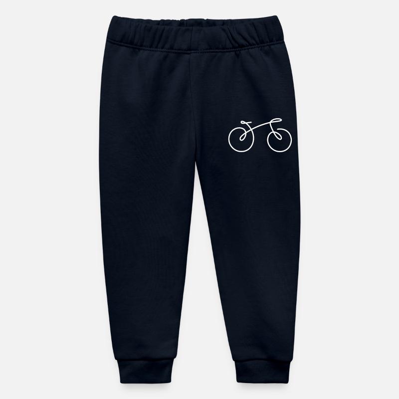 Bicyclette - Pantalon de jogging bébé bio Stanley/Stella - marine