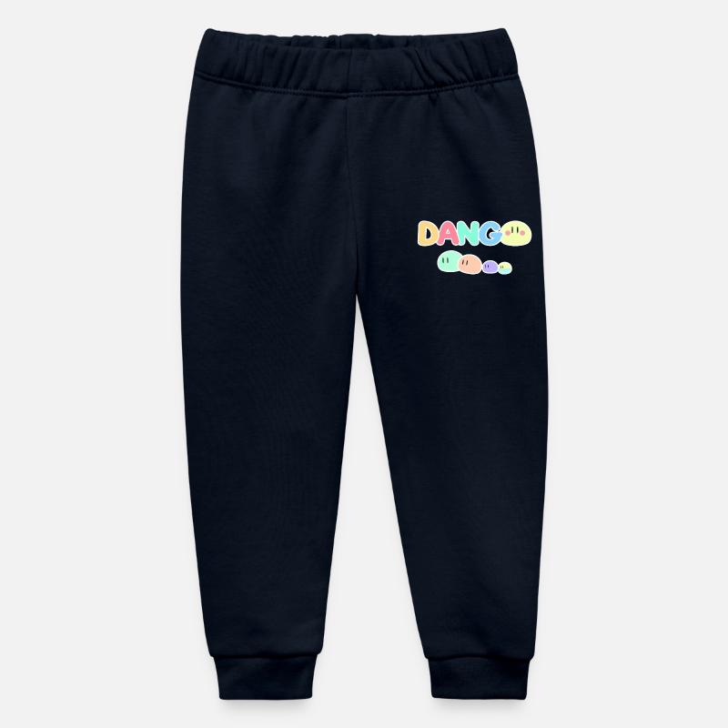 Dango Pastel Pop Illustration - Pantalon de jogging bébé bio Stanley/Stella - marine