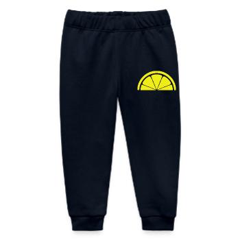 Zitrone Design - Baby Organic Jogginghose Baby Tumbler von Stanley/Stella - Navy - Vorne
