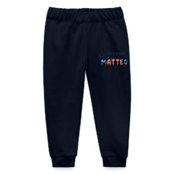 Schoolchild Matteo - Baby Organic Sweatpants by Stanley/Stella - navy - Front