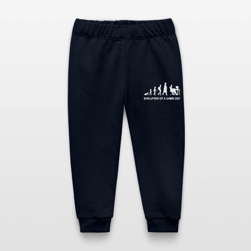 Game Developer Evolution Baby Organic Sweatpants by Stanley/Stella
