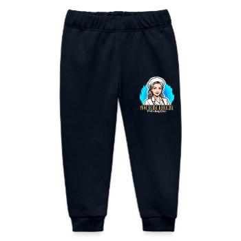 Nurse Practitioner Practicing Medicine Nursing - Baby Organic Sweatpants by Stanley/Stella - navy - Front