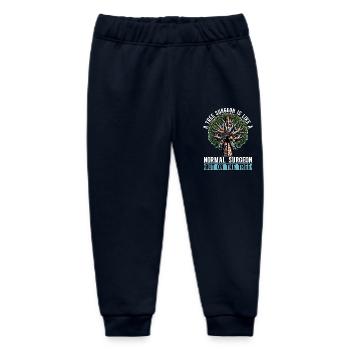 A Tree Surgeon Is Like Horticulture Tree Surgeon - Baby Organic Sweatpants by Stanley/Stella - navy - Front