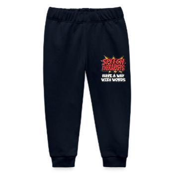 Speech Therapists Have A Way With Words Pathology - Baby Organic Jogginghose Baby Tumbler von Stanley/Stella - Navy - Vorne