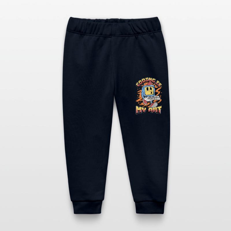 Coder Coding Is My Art Software Engineering Coders Baby Organic Sweatpants by Stanley/Stella