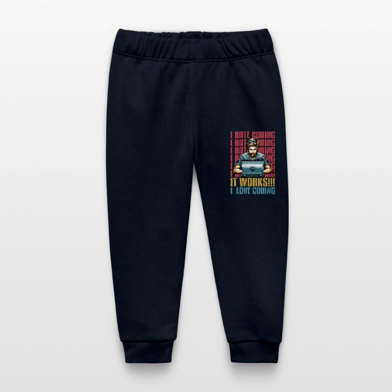 Codeur Je déteste coder Développeur Technologie Codeurs Pantalon de jogging bébé bio Stanley/Stella